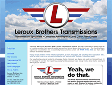 Tablet Screenshot of lerouxbrothers.com